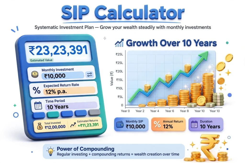SIP Calculator – Systematic Investment Plan